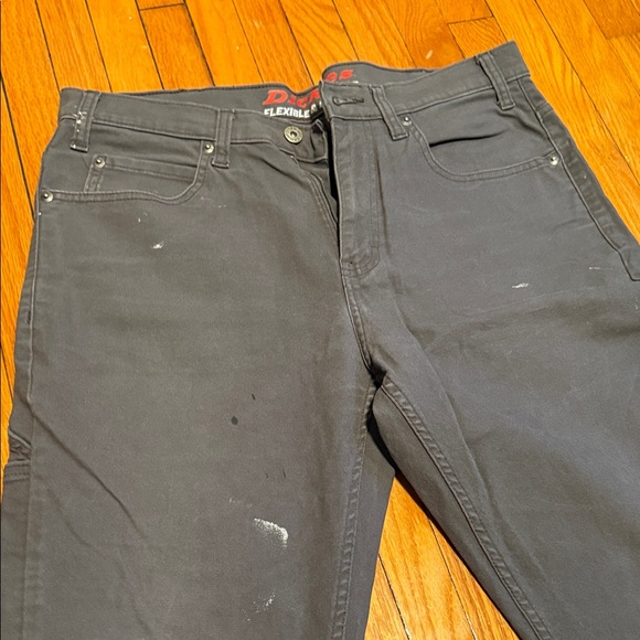 Vintage Dickies Men's Dark Gray Cargo Work Pants - Picture 5 of 7